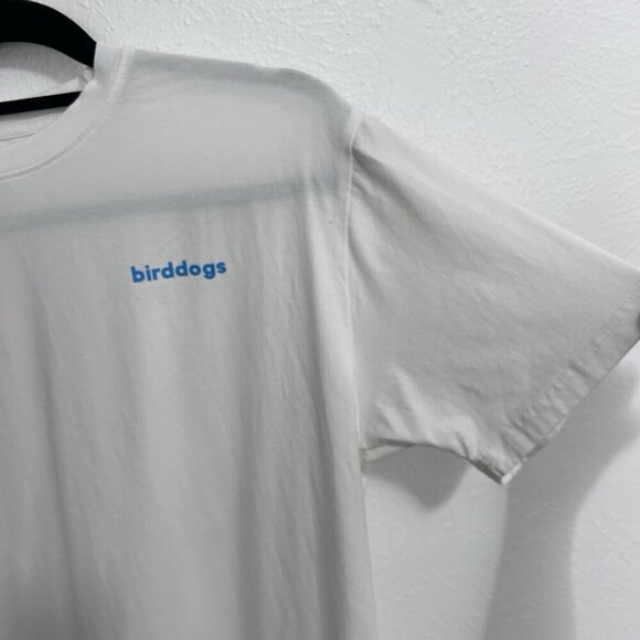 Birddogs Hummingbird T-Shirt Mens Size Large White Short Sleeve Crewneck Graphic - Picture 4 of 7